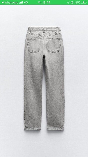 Zara High-Rise straight fit jean