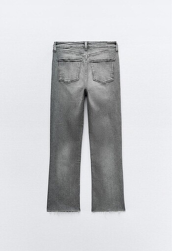 Zara TRF CROPPED FLARE YÜKSEK BEL JEAN