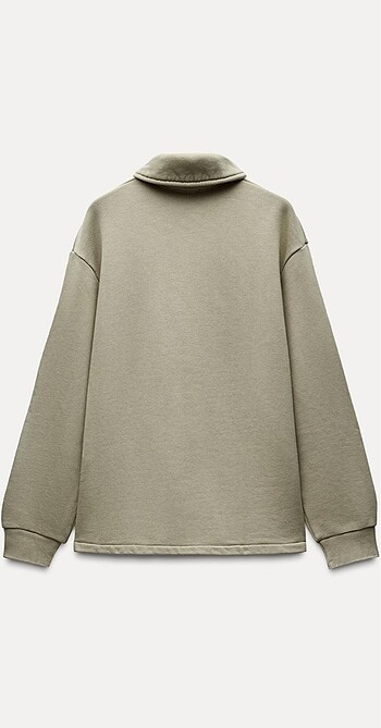 Zara POLO YAKA SWEATSHIRT