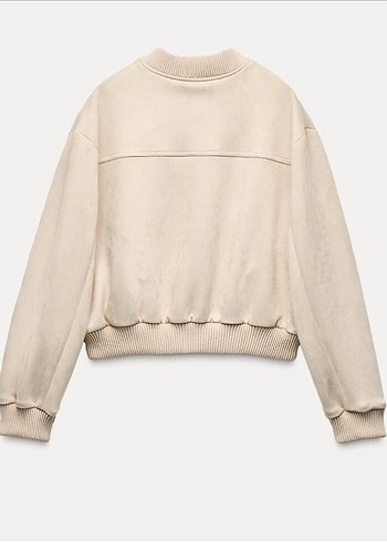 Sunı süet bomber ceket - Görsel 2