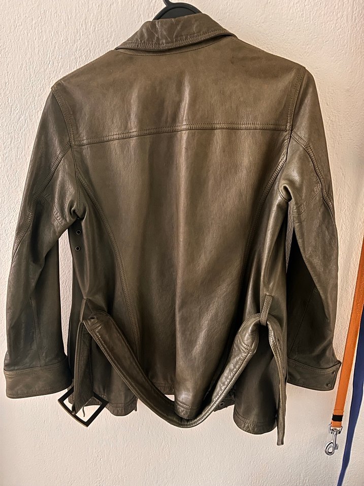 ETRO Milano Hakiki Deri Kemerli Mont  Yün Astarlı | 42 - Görsel 2