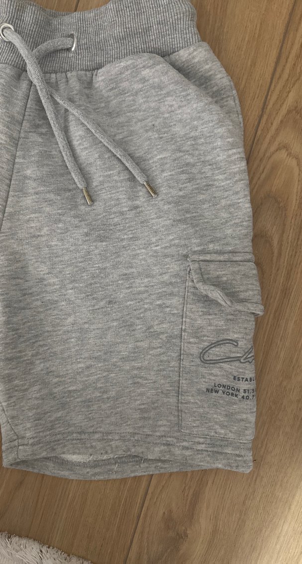 Gri Erkek Rahat Kesim Şort - Görsel 2