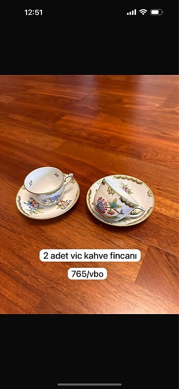 herend victoria kahve fincanı