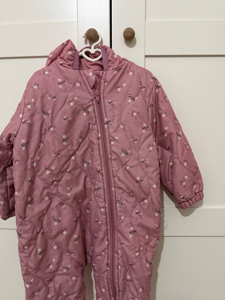 Pembe Fermuarlı Bebek Kız Tulumu - Görsel 2