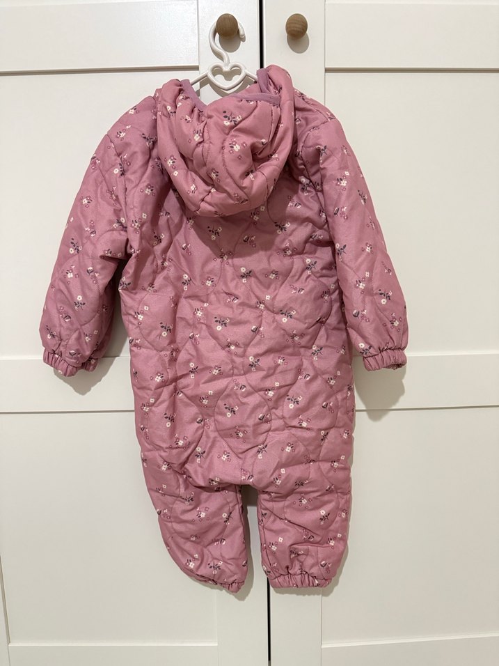 Pembe Fermuarlı Bebek Kız Tulumu - Görsel 3