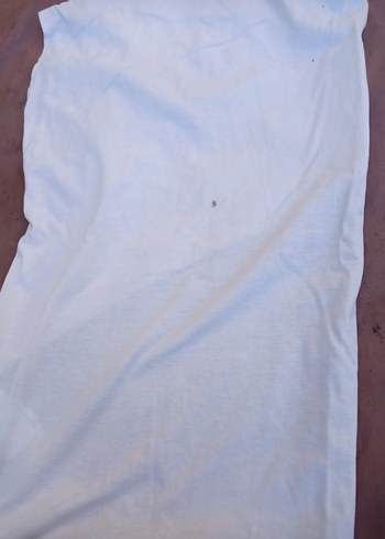 Gri Beyaz Kısa Kollu Hamile Tişörtü - Görsel 3