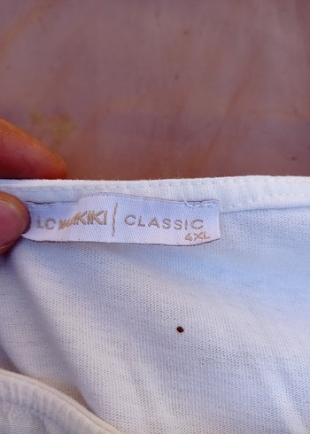 Gri Beyaz Kısa Kollu Hamile Tişörtü - Görsel 2