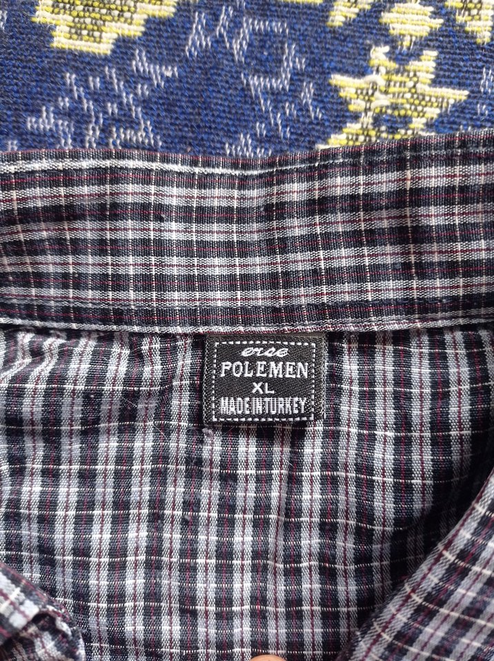 Gri Erkek Uzun Kollu Düğmeli Gömlek - Görsel 3