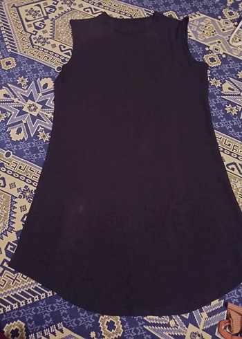 Bohem Siyah Kolsuz Tunik - Görsel 2