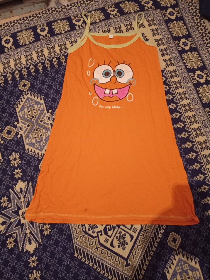 Renkli Baskılı Hamile ve Emzirme Gecelik - Görsel 2