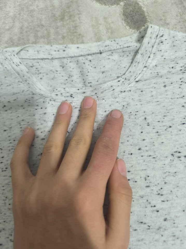 Gri Erkek Kısa Kollu Tişört - Görsel 3