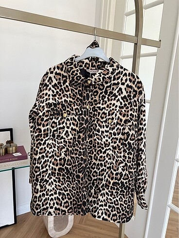 Leopar Desen Ceket
