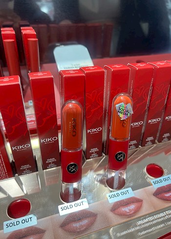 KIKO çift taraflı ruj ve gloss