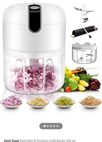 Tupperware Şarjlı el rondosu