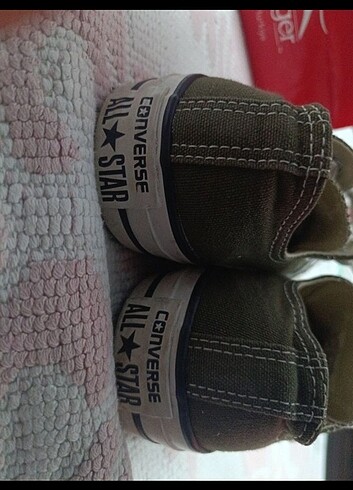 38 Beden yeşil Renk Converse ayakkabı