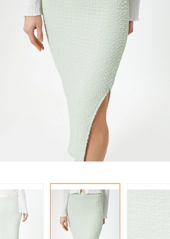 Beyaz Örgü İnce Topuklu Kadın Terlik - Görsel 2