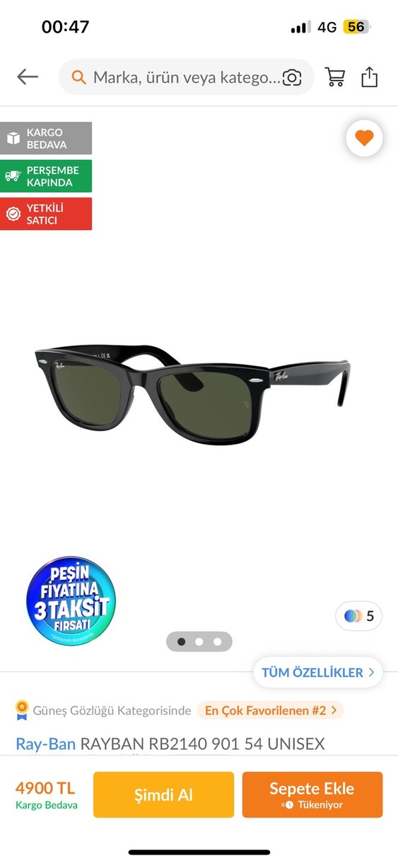 Kadın Siyah Klasik Transparan Gözlük - Görsel 2