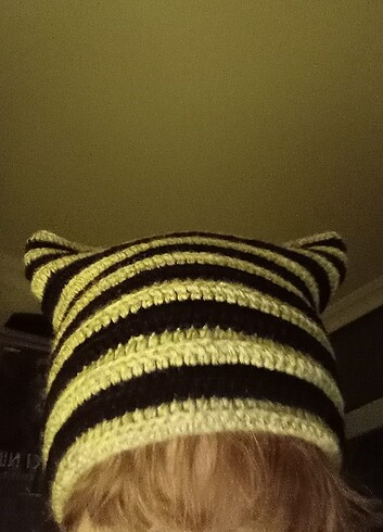 crochet cat beanie