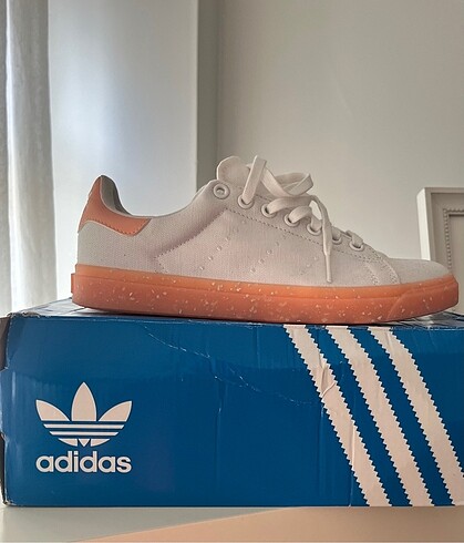 Adidas Adidas Stan Smith Beyaz Keten Ayakkabı