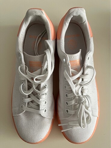 39,5 Beden beyaz Renk Adidas Stan Smith Beyaz Keten Ayakkabı