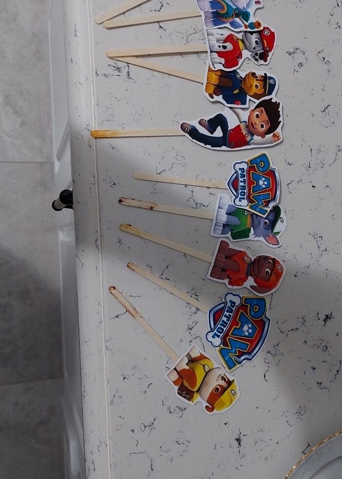 Paw petrol doğum günü süsü  - Görsel 2