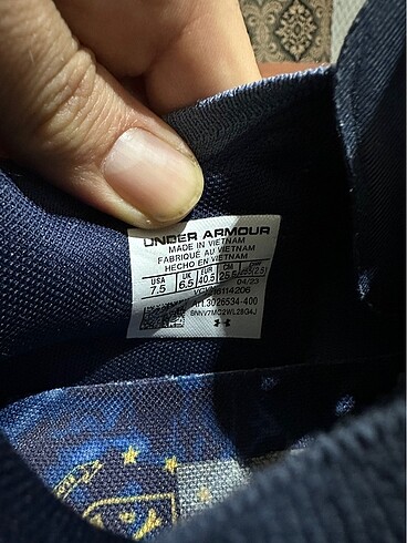 40 Beden mavi Renk Under Armour Rock 6 Ayakkabı