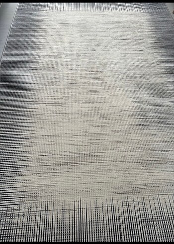 Gri Soyut Desenli Çağdaş Halı - Görsel 3