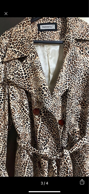 Parantez Leopar Trençkot