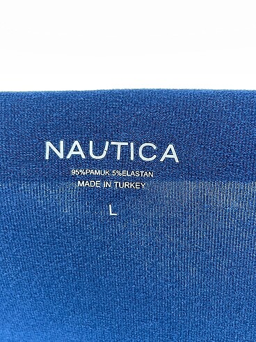 l Beden mavi Renk Nautica T-shirt %70 İndirimli.