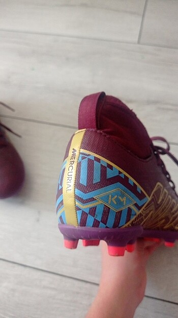 37 Beden mor Renk Nike Mercurial 37.5 Krampon