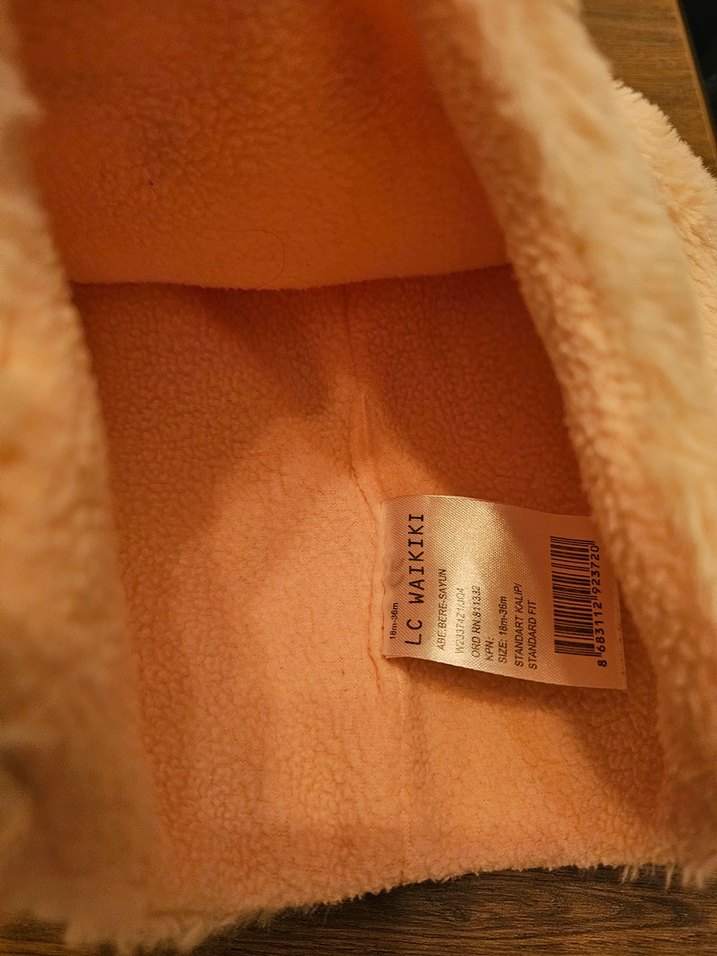 kız bebek tavsanlı bere - Görsel 2