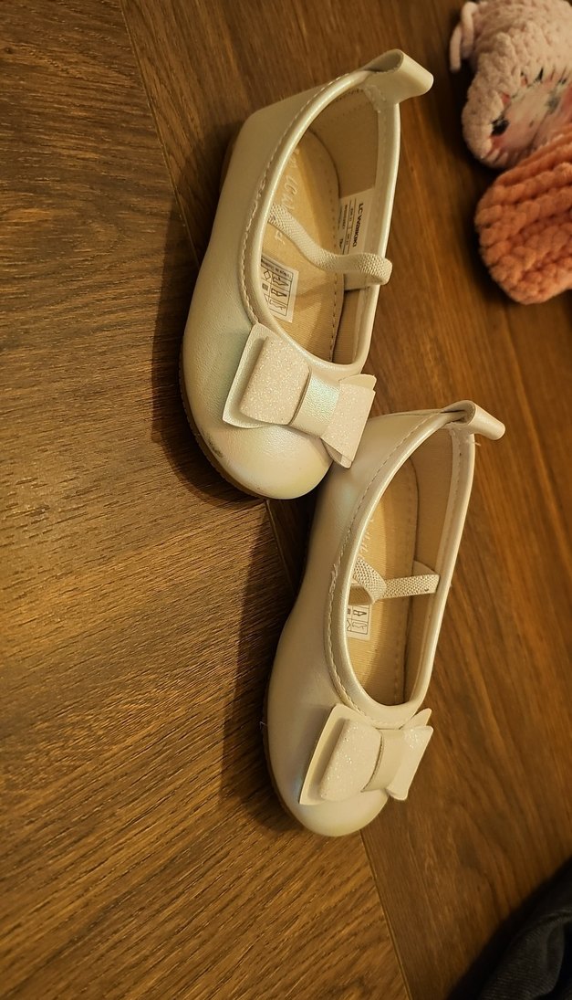 Kız Çocuk Beyaz Fiyonk Detaylı Babet - Görsel 3