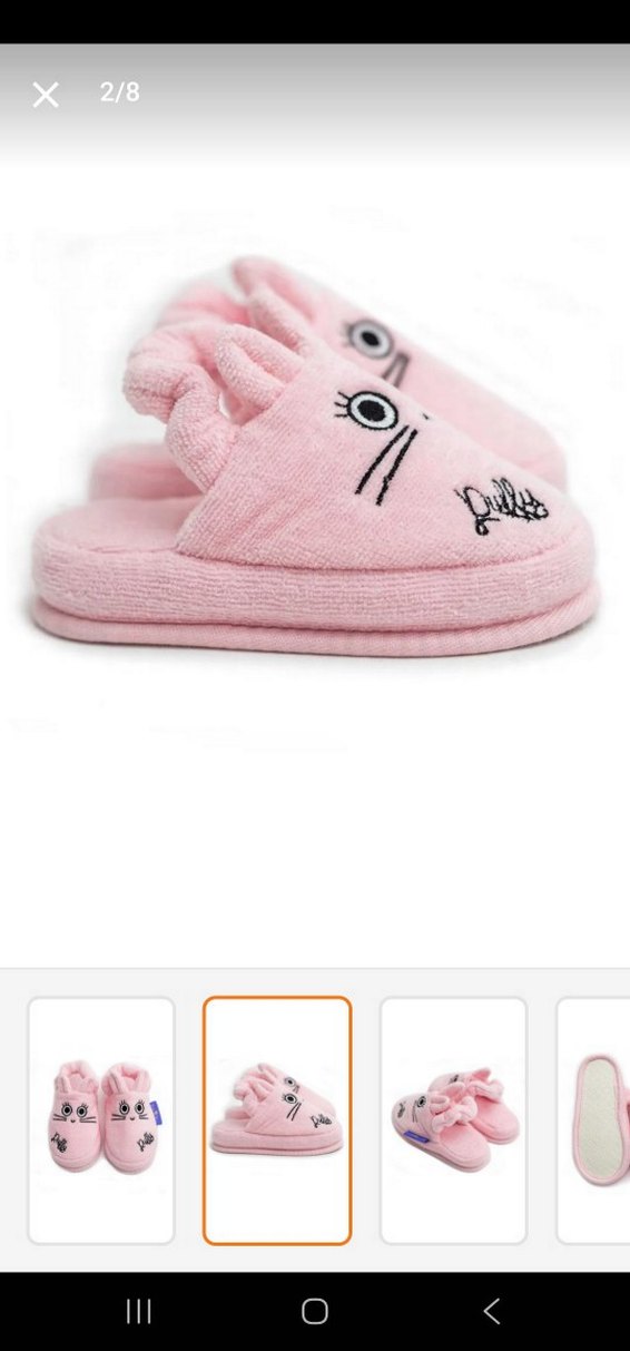 kız çocuk ev terliği - Görsel 2