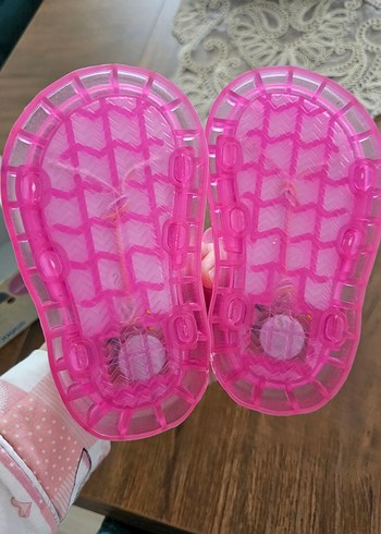 Vicco Papatya Desenli Kız Çocuk Pembe Sandalet - Görsel 3