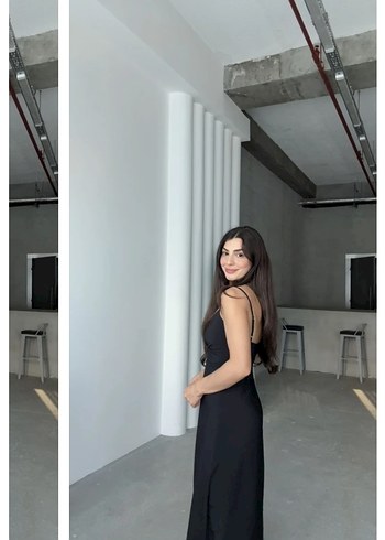 Diğer Askı asansörlü maxi elbise L beden