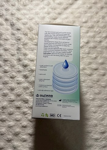 Nimo Beyaz Göğüs Pedi Çift Paket - Görsel 2