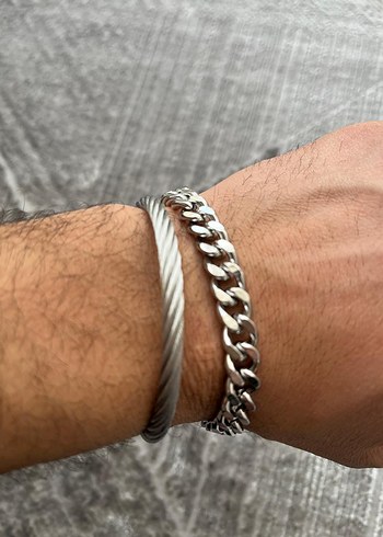 2'li Çelik bileklik - Görsel 5