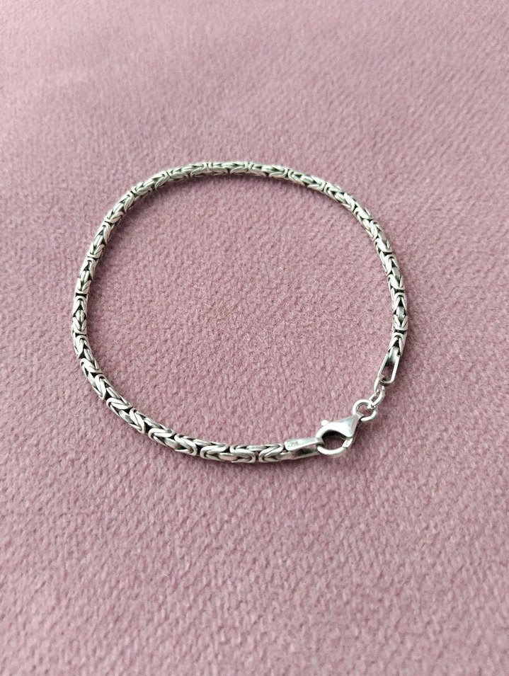 925 Kral gümüş bileklik - Görsel 3