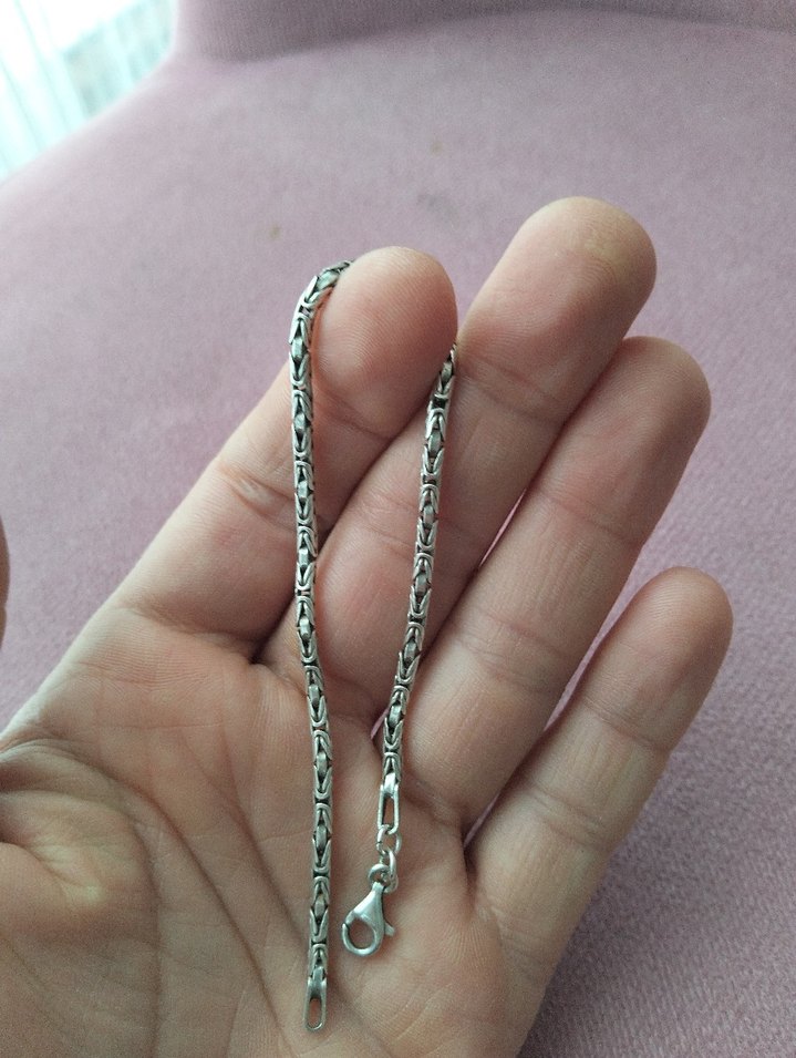 925 Kral gümüş bileklik - Görsel 2