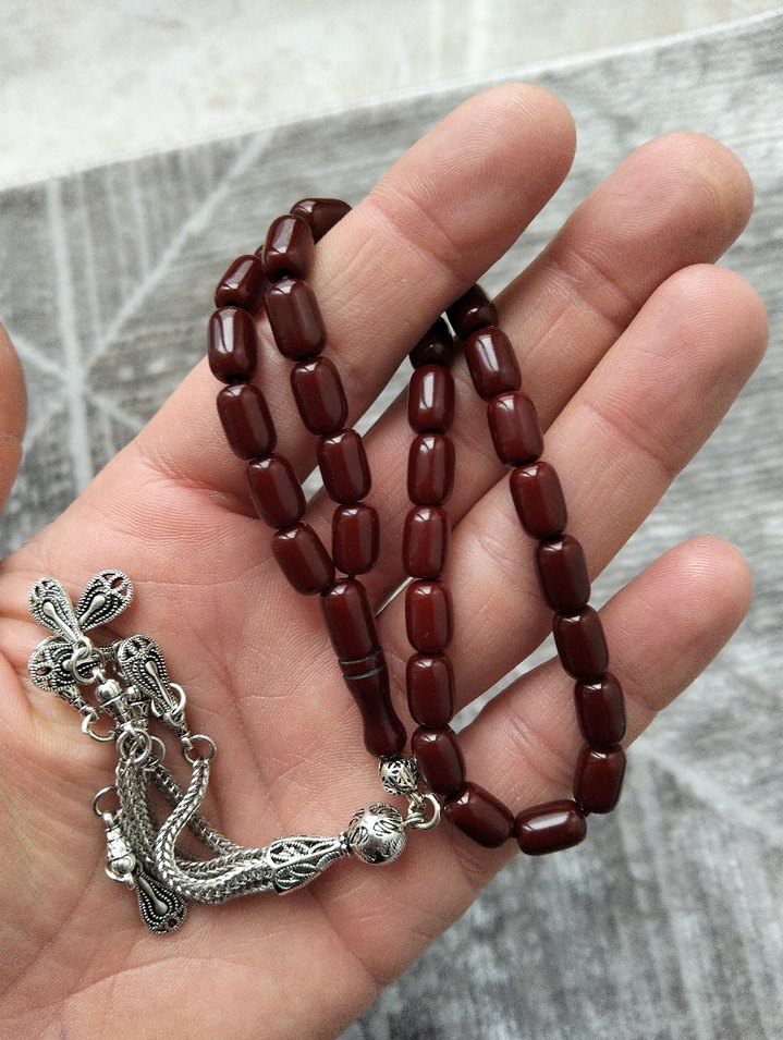 Vişne Renk Sıkma Kehribar - Görsel 4