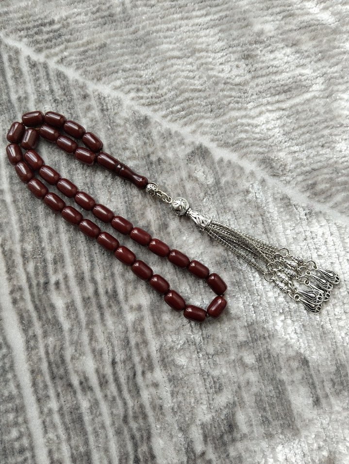 Vişne Renk Sıkma Kehribar - Görsel 2