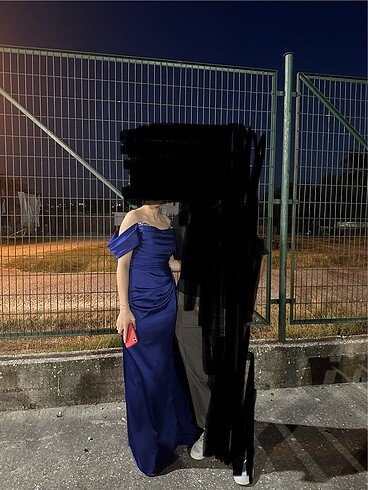36 Beden Taşlı abiye