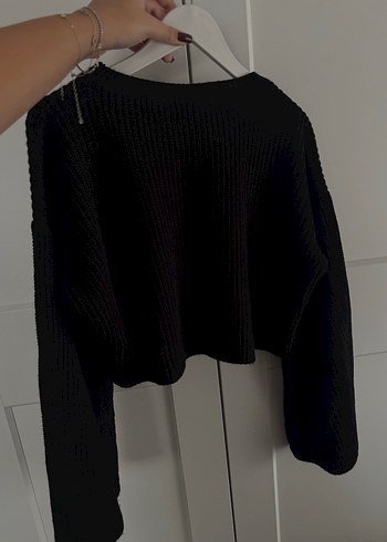 Trendyolmilla Siyah Kazak - Görsel 2