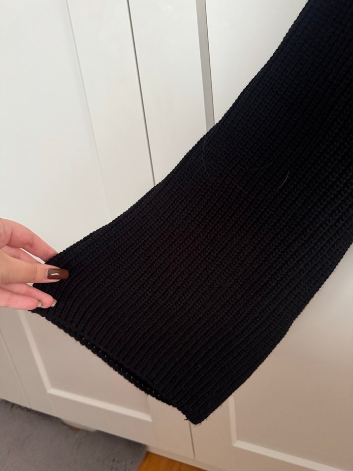 Trendyolmilla Siyah Kazak - Görsel 3