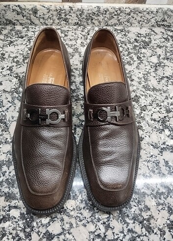 salvatore ferragamo erkek slim fit deri klasik ayakkabı