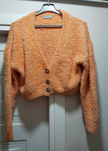 De Facto fit crop triko Hırka M