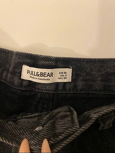 34 Beden pull&bear sort