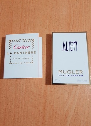 Cartier la panthere & thierry mugler alien parfümleri