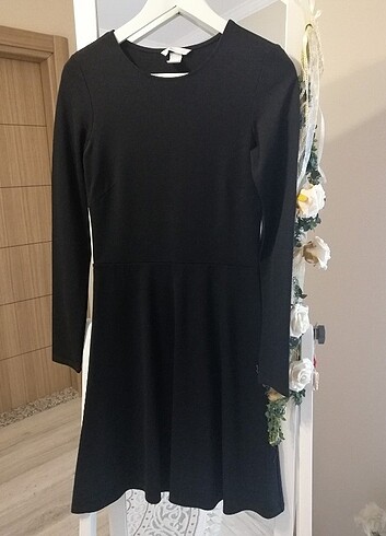 xs Beden siyah Renk H&m elbise