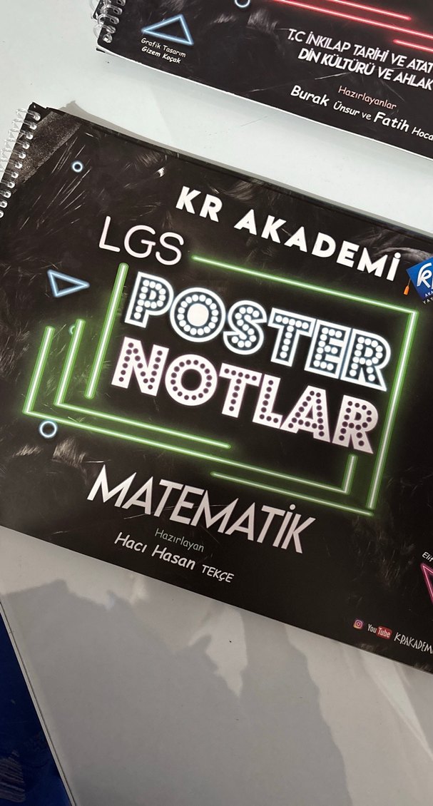 LGS Poster Notlar Seti - Fen, Matematik, İngilizce - Görsel 4